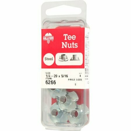 Hillman T-Nuts 1/4 In. 6266